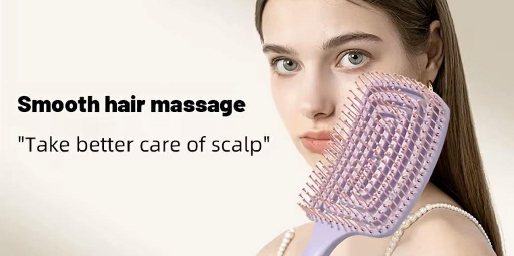 New Volumizing Detangling Hair Massage comb Hair Massage Comb with Hollowed-Out Design hair styling tools for real hair wigs