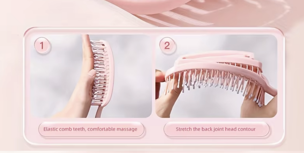 New Volumizing Detangling Hair Massage comb Hair Massage Comb with Hollowed-Out Design hair styling tools for real hair wigs