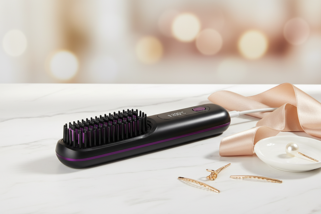 Hair Straightener Brush Product Image